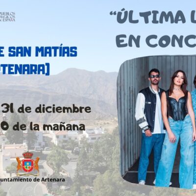 Actuación del grupo musical "Última Llave" para despedir el año en Artenara🥂🍾✨