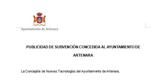 El Cabildo de Gran Canaria concede una subvención al Ayuntamiento de Artenara para la concejalía de nuevas tecnologías