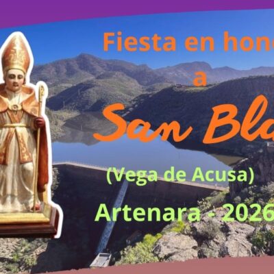 Fiesta en Honor a San Blas, Acusa - Artenara 2026