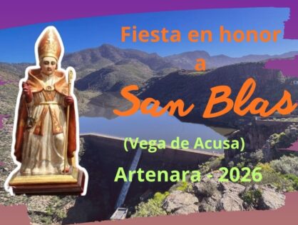 Fiesta en Honor a San Blas, Acusa - Artenara 2026