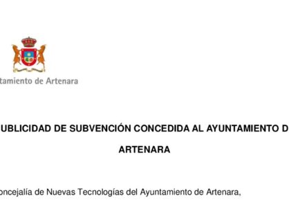 El Cabildo de Gran Canaria concede una subvención al Ayuntamiento de Artenara para la concejalía de nuevas tecnologías