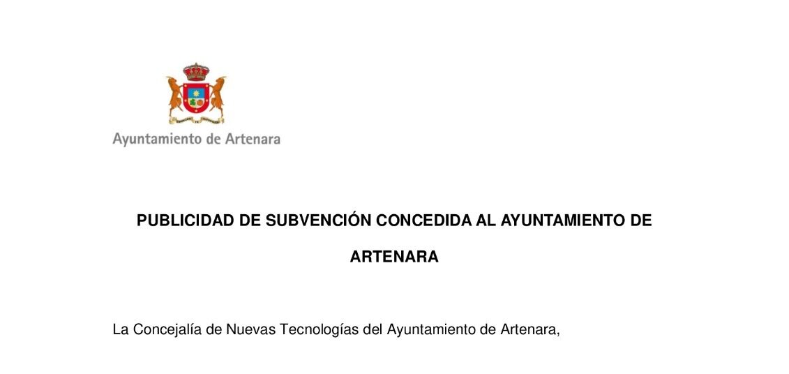 El Cabildo de Gran Canaria concede una subvención al Ayuntamiento de Artenara para la concejalía de nuevas tecnologías