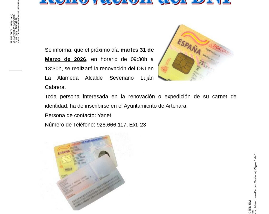 Renovación del DNI