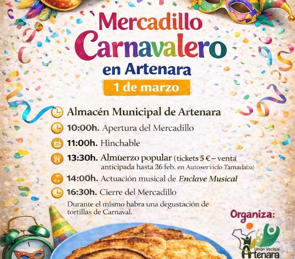 ¡El espíritu del Carnaval llega a Artenara! 🎭✨