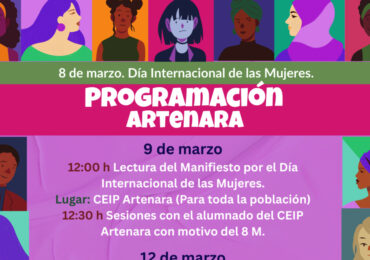 8 DE MARZO. DIA INTERNACIONAL DE LAS MUJERES DESDE ARTENARA