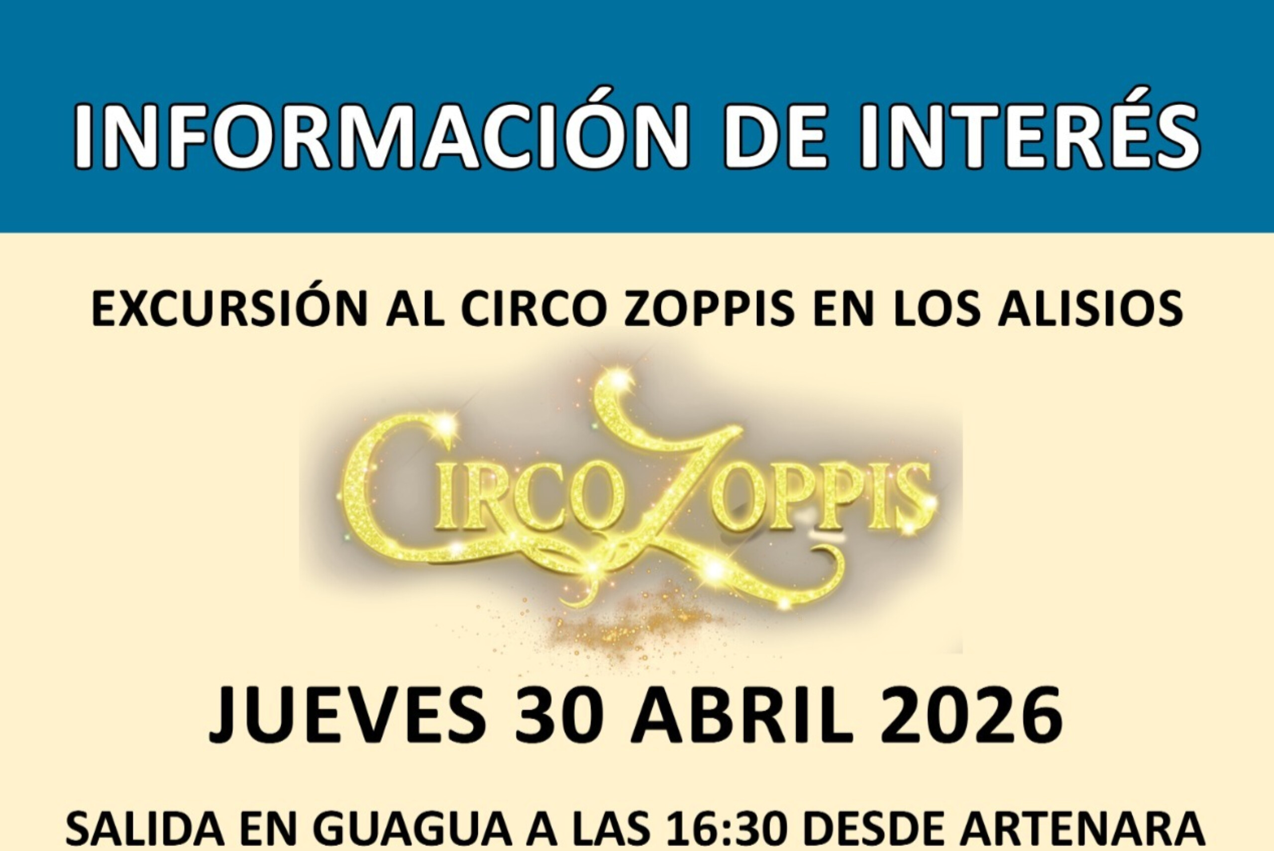 EXCURSIÓN AL CIRCO ZOPPIS