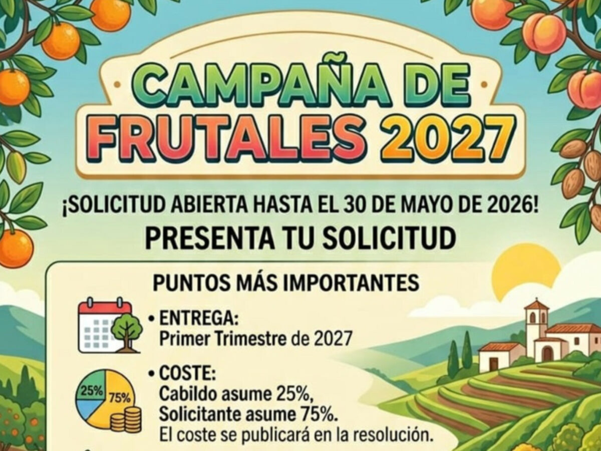 ¡Abierta la convocatoria de la Campaña de Frutales 2027!