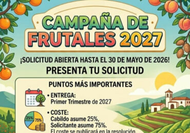 ¡Abierta la convocatoria de la Campaña de Frutales 2027!