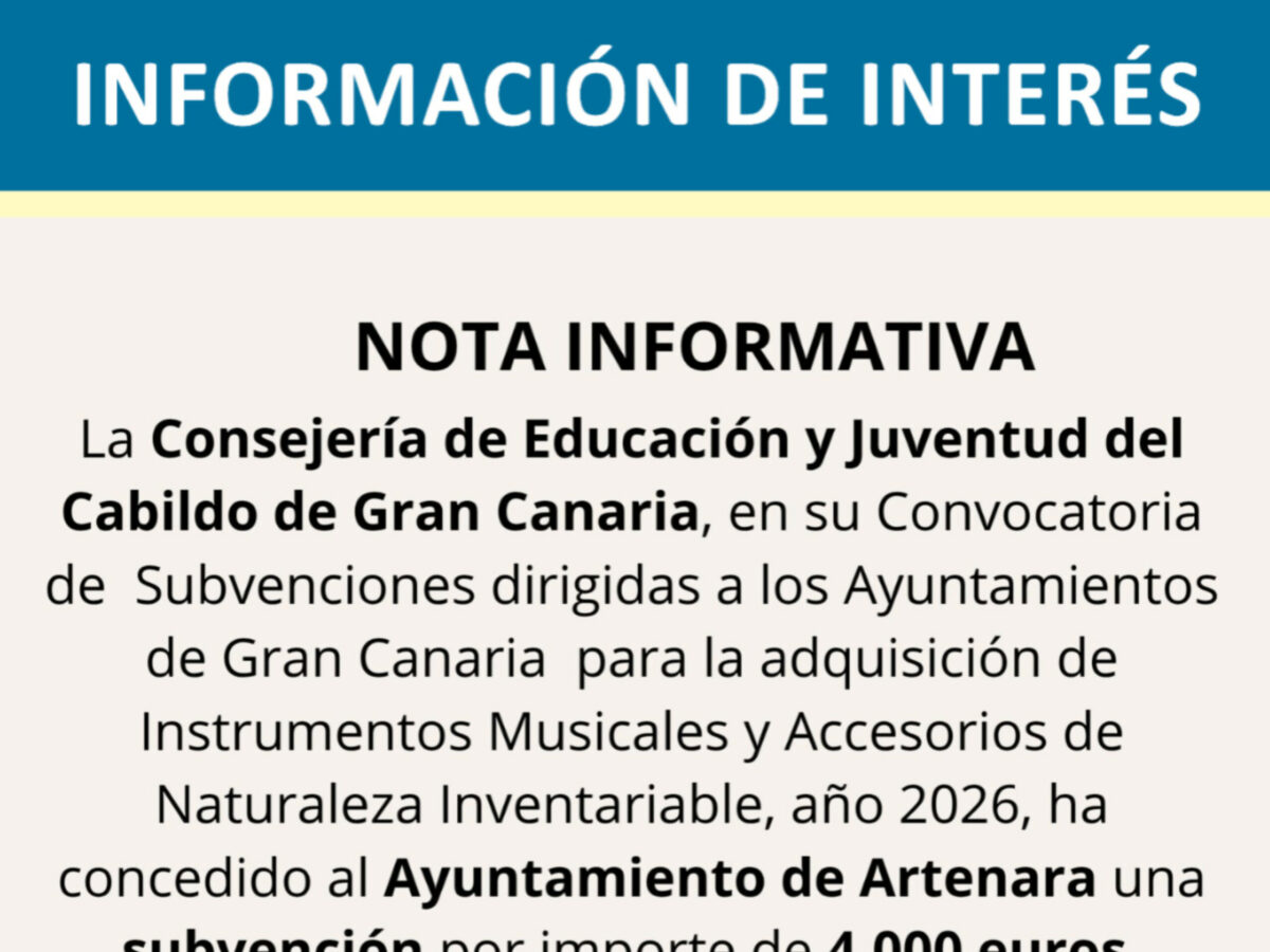 PUBLICIDAD DE SUBVENCIÓN