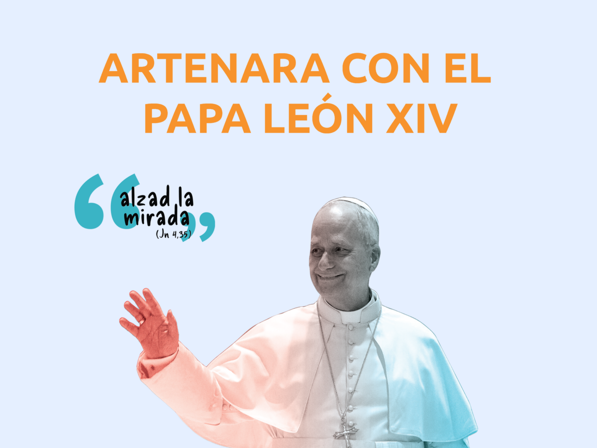 ARTENARA CON EL PAPA LEÓN XIV