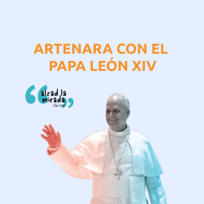 ARTENARA CON EL PAPA LEÓN XIV