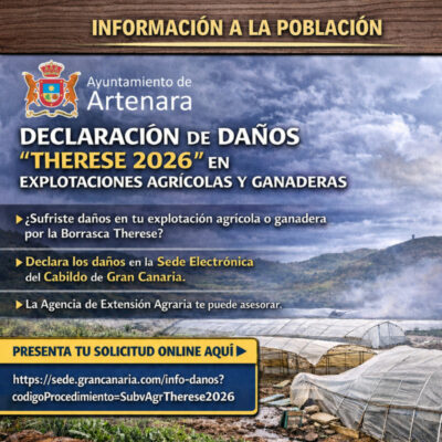 AYUDAS DAÑOS BORRASCA THERESE AGRICULTURA