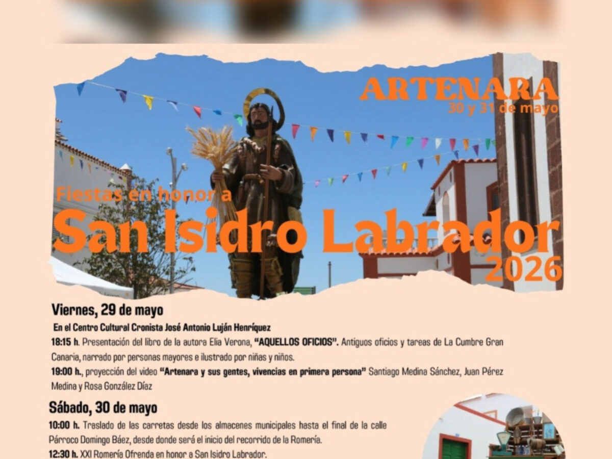 FIESTAS EN HONOR A SAN ISIDRO LABRADOR 2026