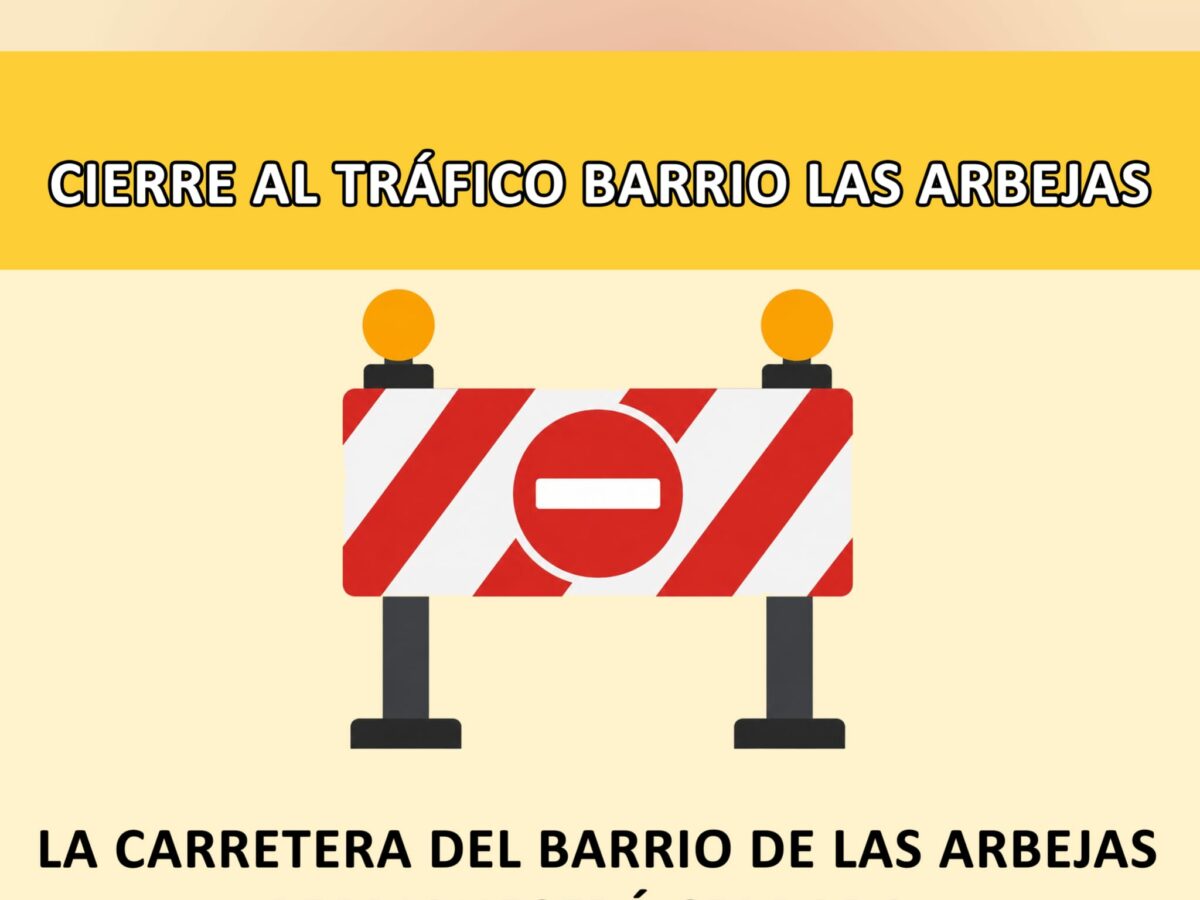 CORTE DE CARRETERA BARRIO LAS ARBEJAS