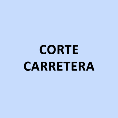 CORTE CARRETERA CORUÑA - EL POZO