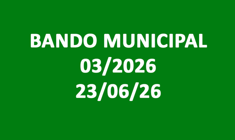 BANDO MUNICIPAL 03/2026 - ORDENACIÓN TRÁFICO CASCO MUNICIPAL POR FIESTA DE NTRA SRA DEL ROSARIO Y SAN JUAN 2026