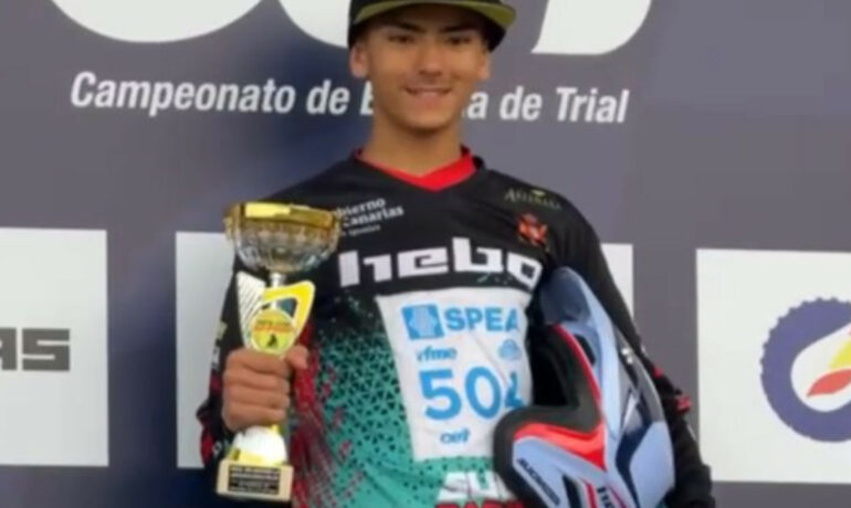 🏆 Hugo Lemes afianza su liderato en la categoría Juvenil B del Campeonato de España de Trial