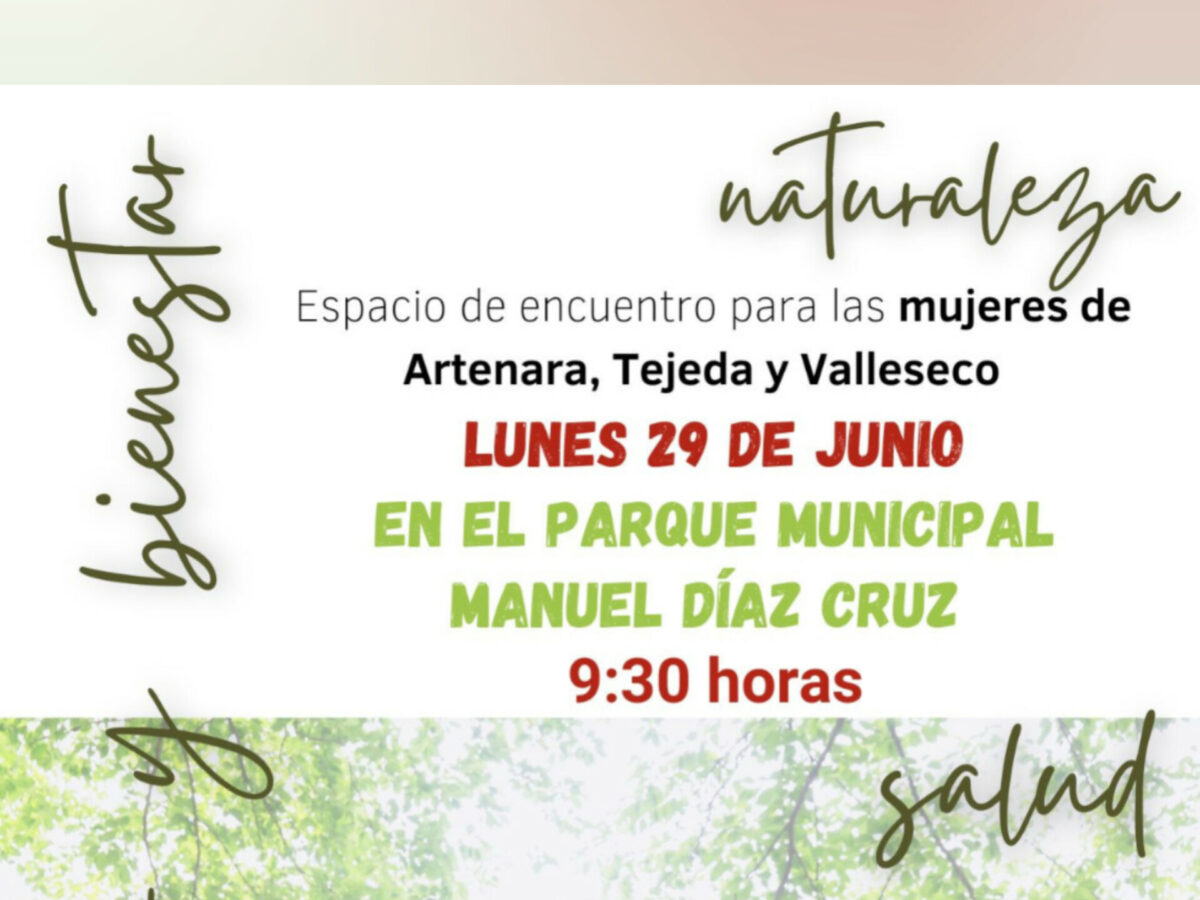 MUJER Y BIENESTAR EN ARTENARA - 29 JUNIO