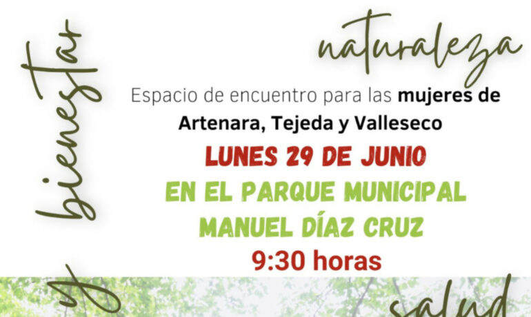 MUJER Y BIENESTAR EN ARTENARA - 29 JUNIO