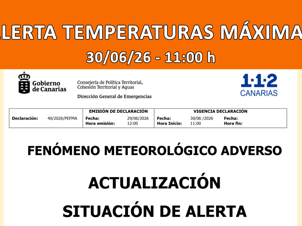 SITUACIÓN DE ALERTA EN GRAN CANARIA