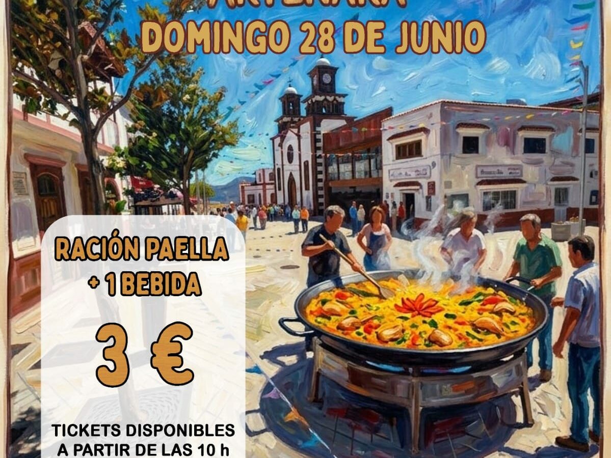GRAN PAELLA POPULAR SAN JUAN BAUTISTA 2026 ARTENARA