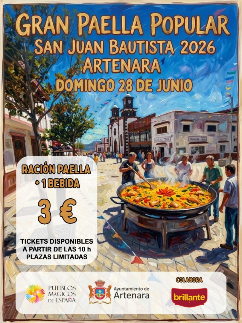 GRAN PAELLA POPULAR SAN JUAN BAUTISTA 2026 ARTENARA