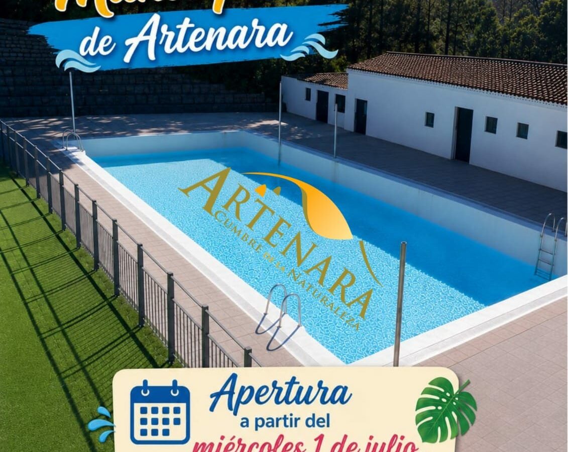 APERTURA DE LA PISCINA DE ARTENARA VERANO 2026