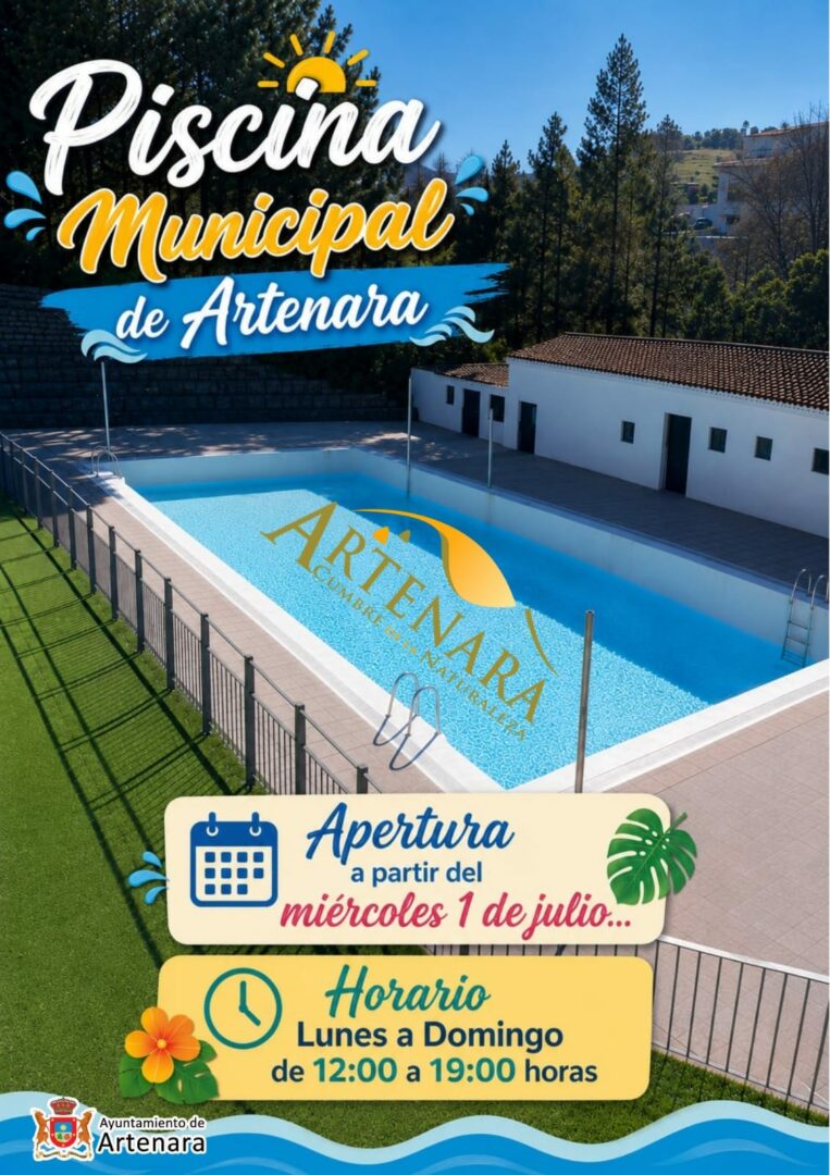 APERTURA DE LA PISCINA DE ARTENARA VERANO 2026