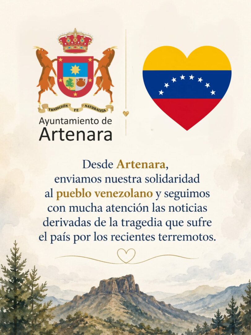 DESDE ARTENARA, SOLIDARIDAD CON VENEZUELA POR LOS TERREMOTOS SUFRIDOS