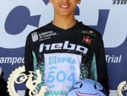 🏆🏍️ ¡Hugo Lemes vuelve a dejar el nombre de Artenara en lo más alto del trial nacional!