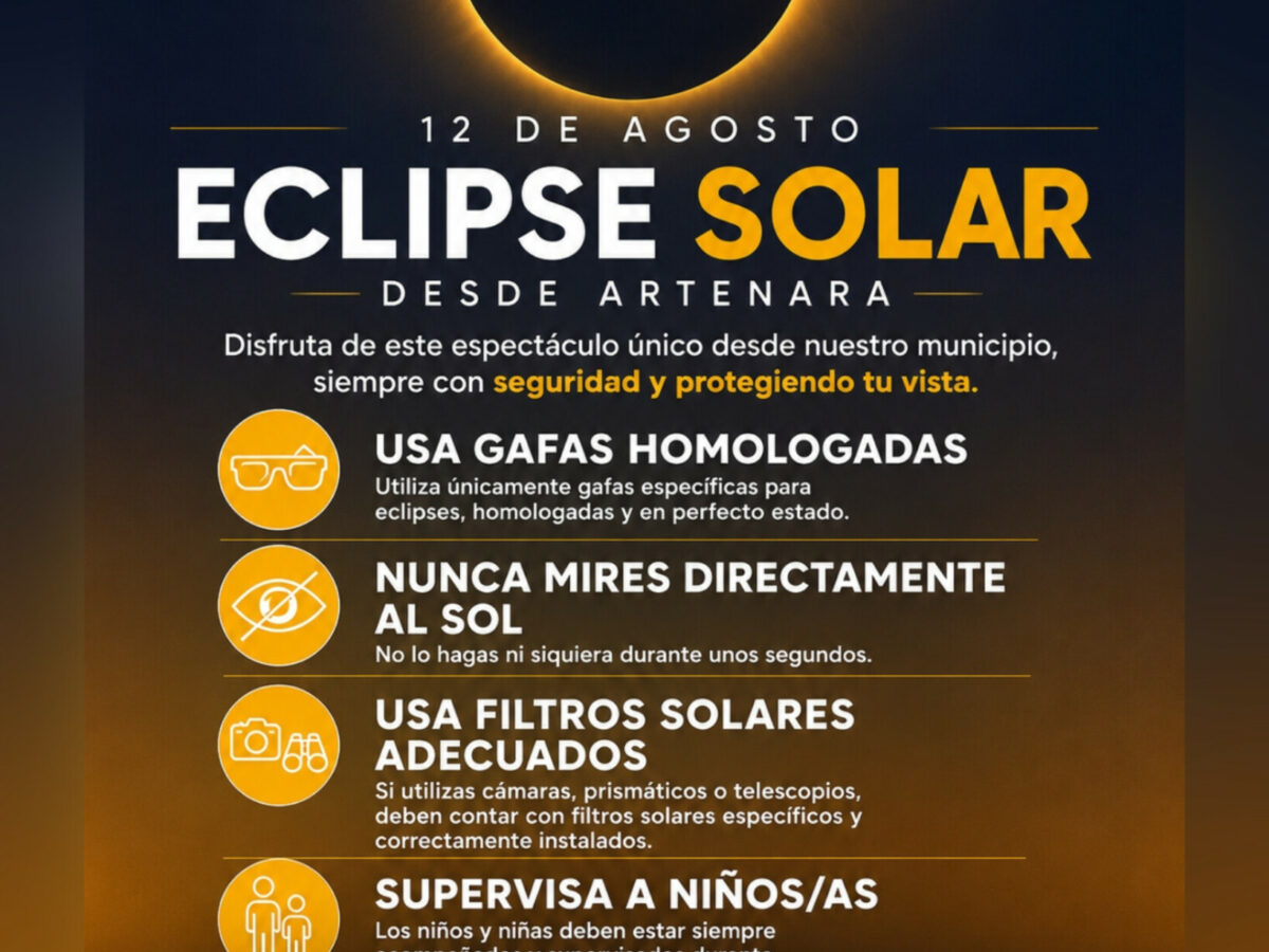 🌑☀️ Disfruta del eclipse solar desde Artenara